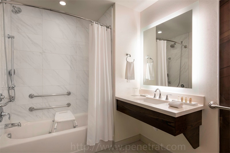 Hotel Bathroom Illuminated Mirror