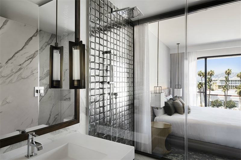 Hotel Bathroom Shower Door